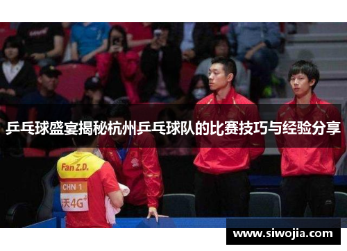 乒乓球盛宴揭秘杭州乒乓球队的比赛技巧与经验分享